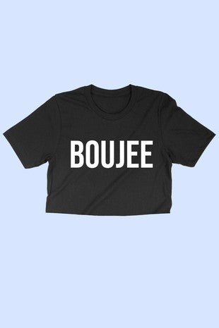 Boujee Crop Tee