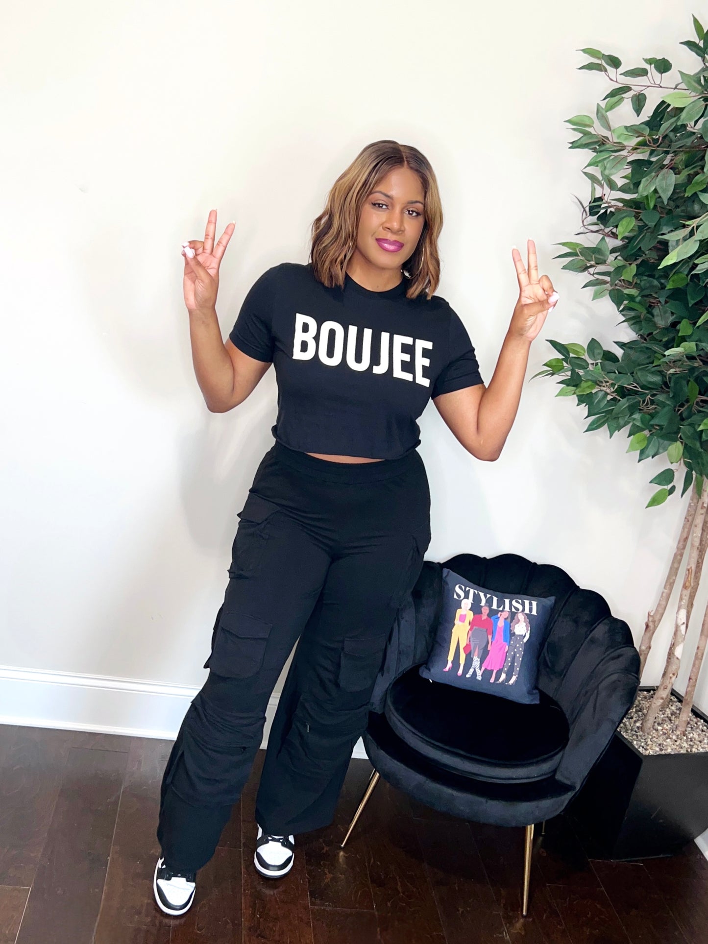 Boujee Crop Tee