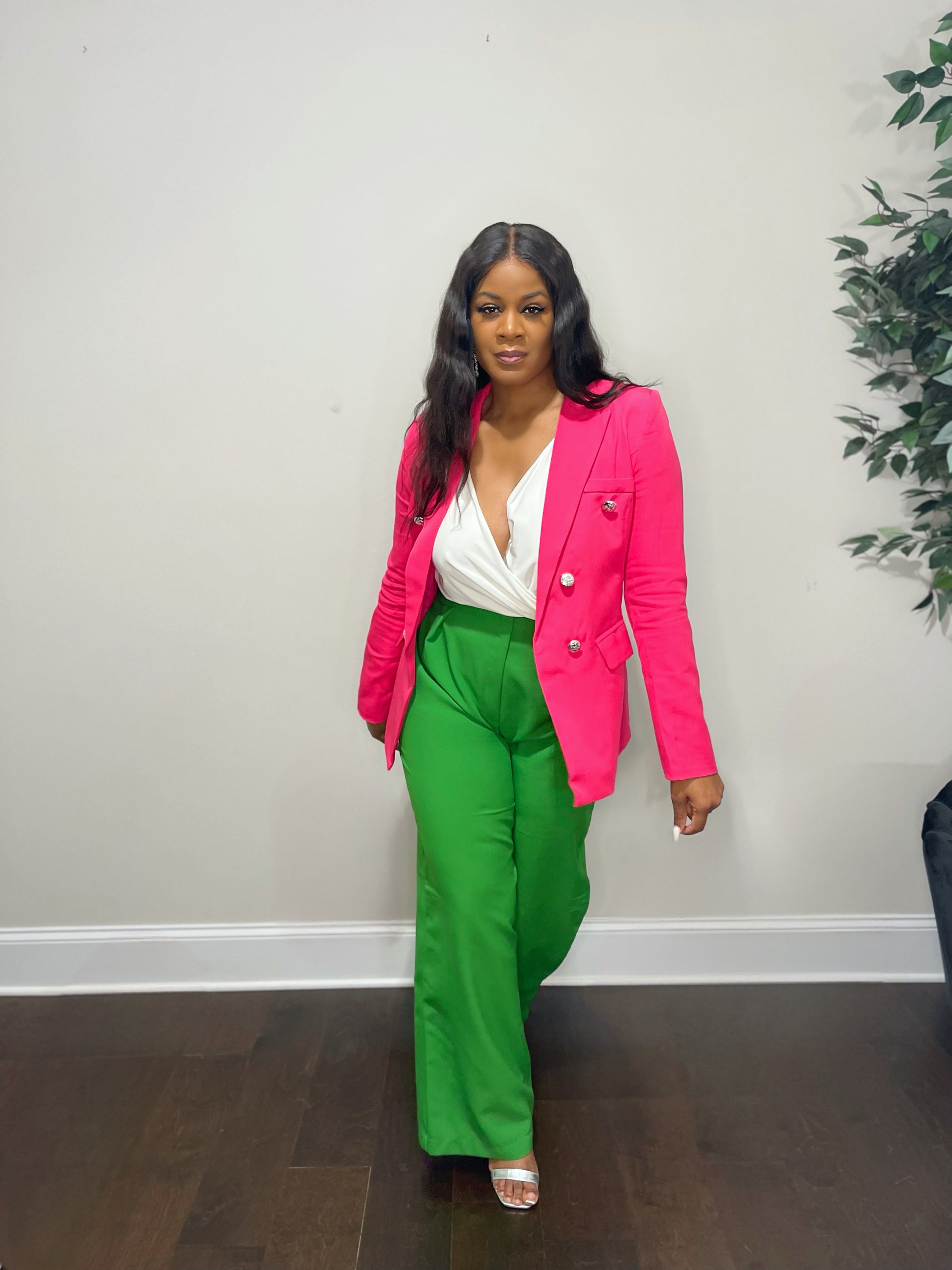Luxe Pink Blazer – V. Marie Style
