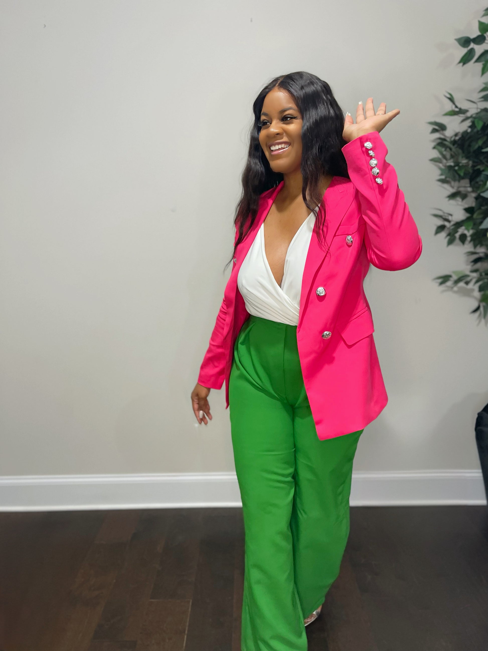Hot Pink Blazer – Style Me Luxe