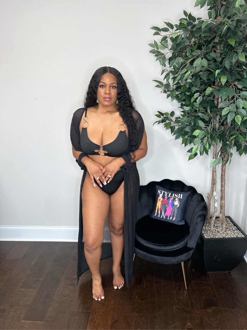 Curvy Kimono Beach Set